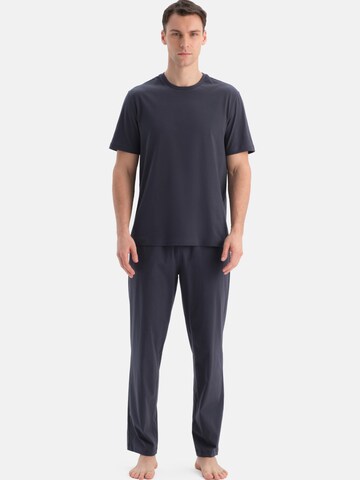 Dagi Pyjamas lång i blå: framsida