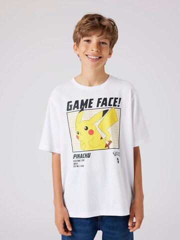 TWO SOON Shirts 'Pokémon' i hvid: forside