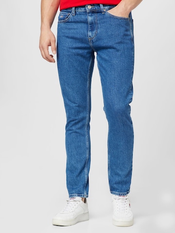 Tommy Jeans - Slimfit Vaquero 'SCANTON' en azul: frente