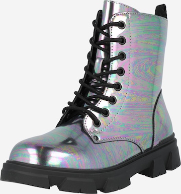 BULLBOXER Boots in Silver: front