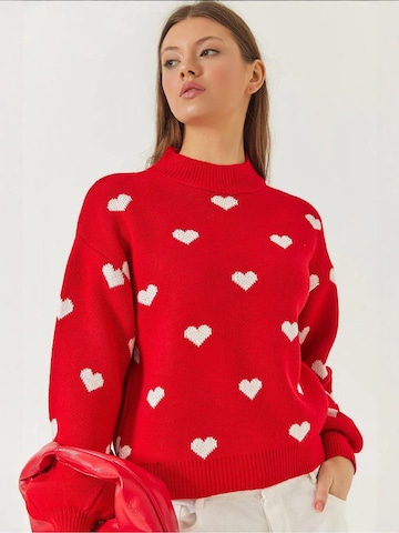 Bianco Lucci - Pullover em vermelho