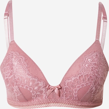 Hunkemöller - Soutien de tecido Soutien 'Bessie' em rosa: frente