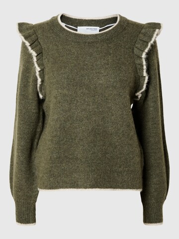 SELECTED FEMME Trui in Groen