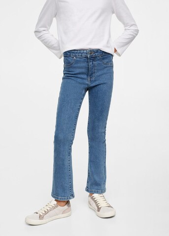 MANGO KIDS Flared Jeans 'Trumpet' in Blue: front