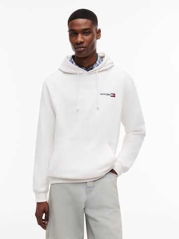 Tommy Jeans Collegepaita värissä valkoinen: etupuoli