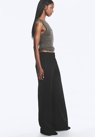 WEEKDAY - Acampanado Pantalón 'Avery' en negro