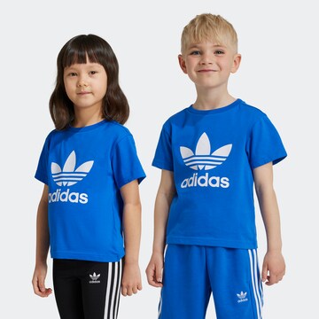 ADIDAS ORIGINALS Shirt 'Trefoil' in Blue: front