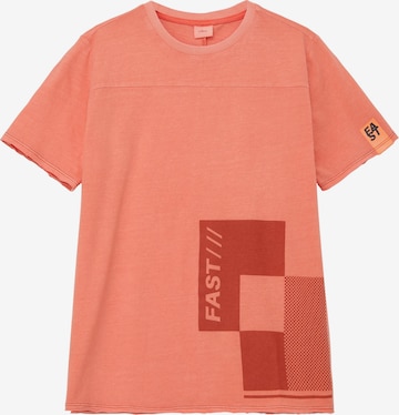 T-Shirt s.Oliver en orange : devant