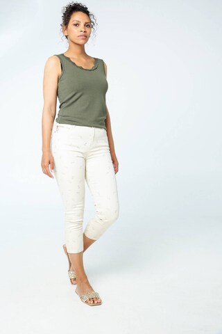 Cassis Slim fit Pants in Beige