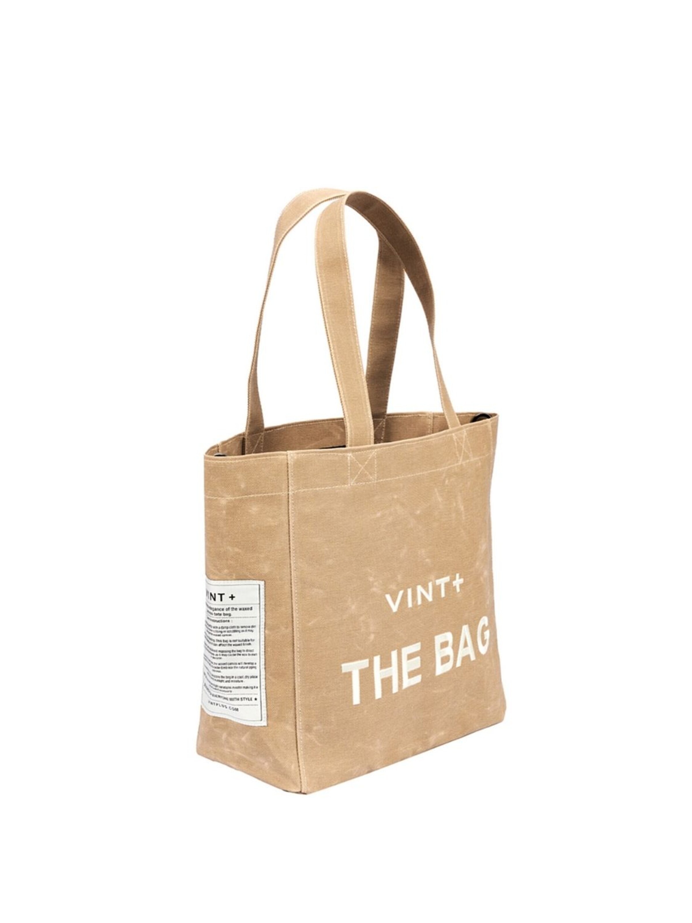 VINT+ Shopper 'Tote Bag Big' in Beige