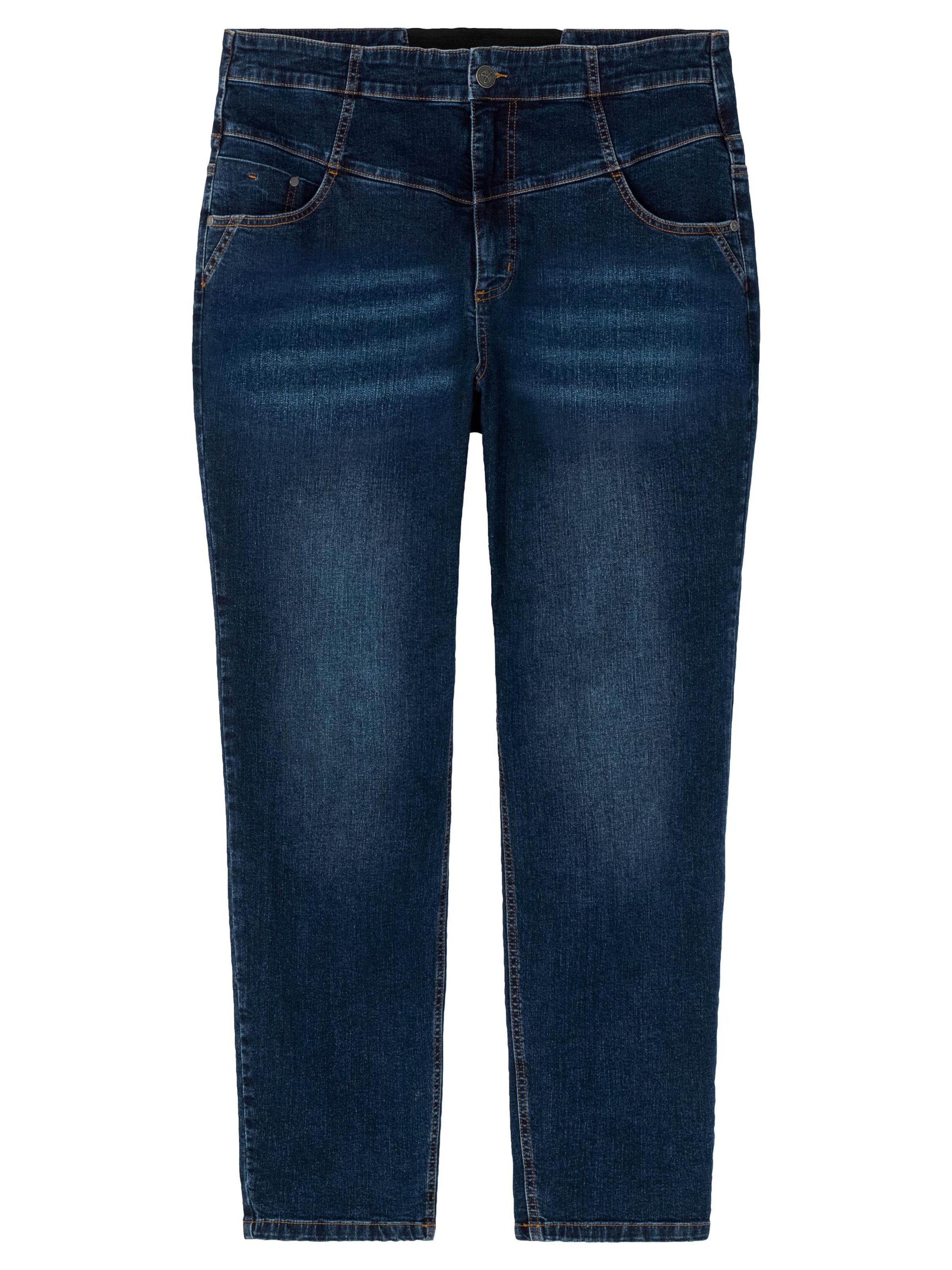 Slimfit Jeans di SHEEGO in blu: frontale