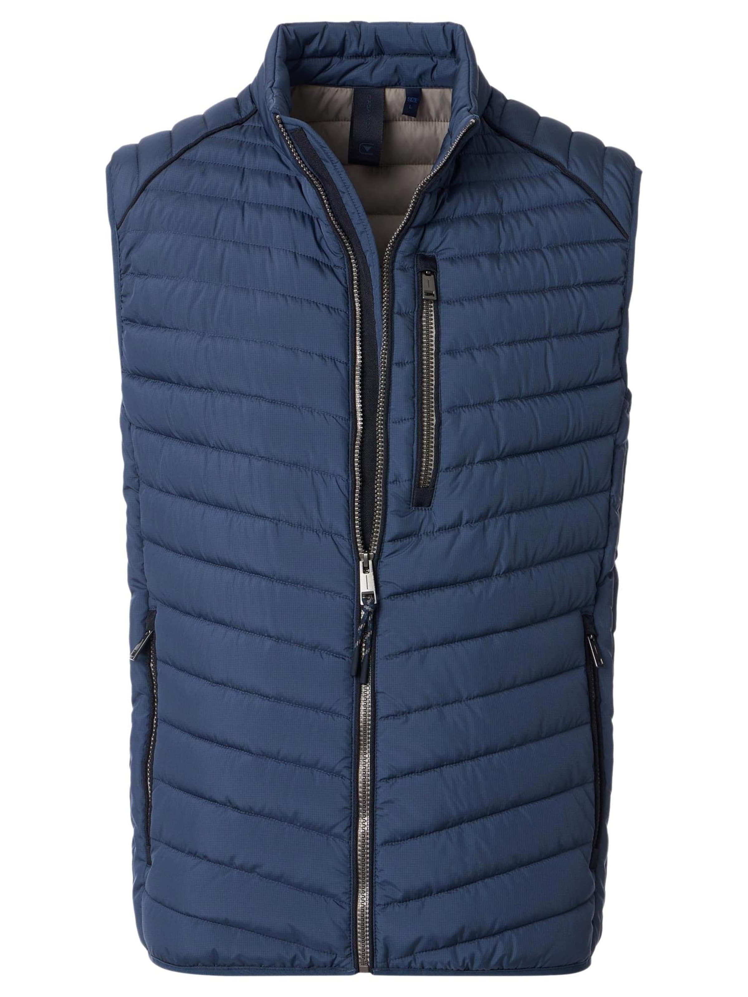 CASAMODA Weste 'Basic'‌‌‌‌‌‌ in Blau: Vorderseite