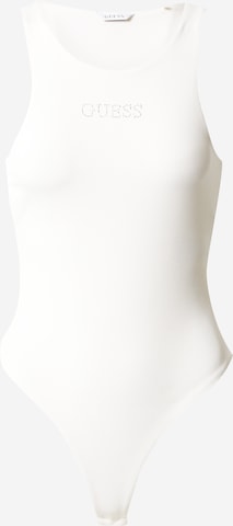 GUESS Shirt Bodysuit in White: front