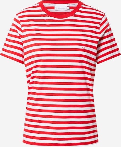 Calvin Klein Shirt in rot / weiß, Produktansicht