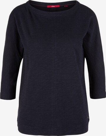 s.Oliver Shirt in Blauw: voorkant