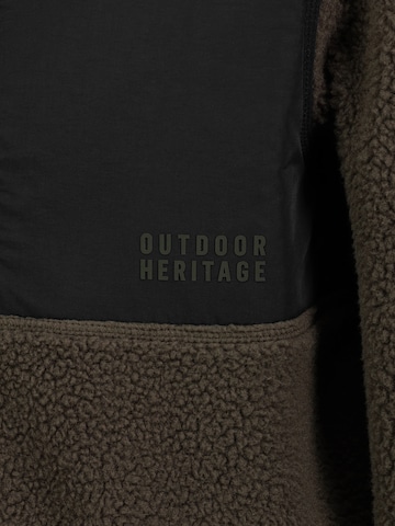 Sublevel Fleece jas in Groen