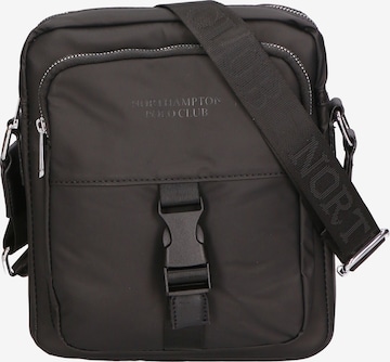 Northampton Polo Club Schoudertas in Zwart: voorkant