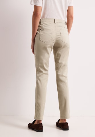 STREET ONE Slimfit Hose in Beige