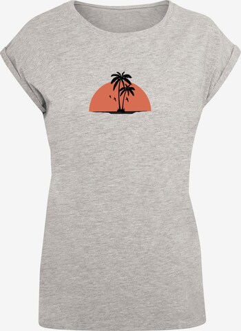 Maglietta 'Summer - Beach' di Merchcode in grigio: frontale