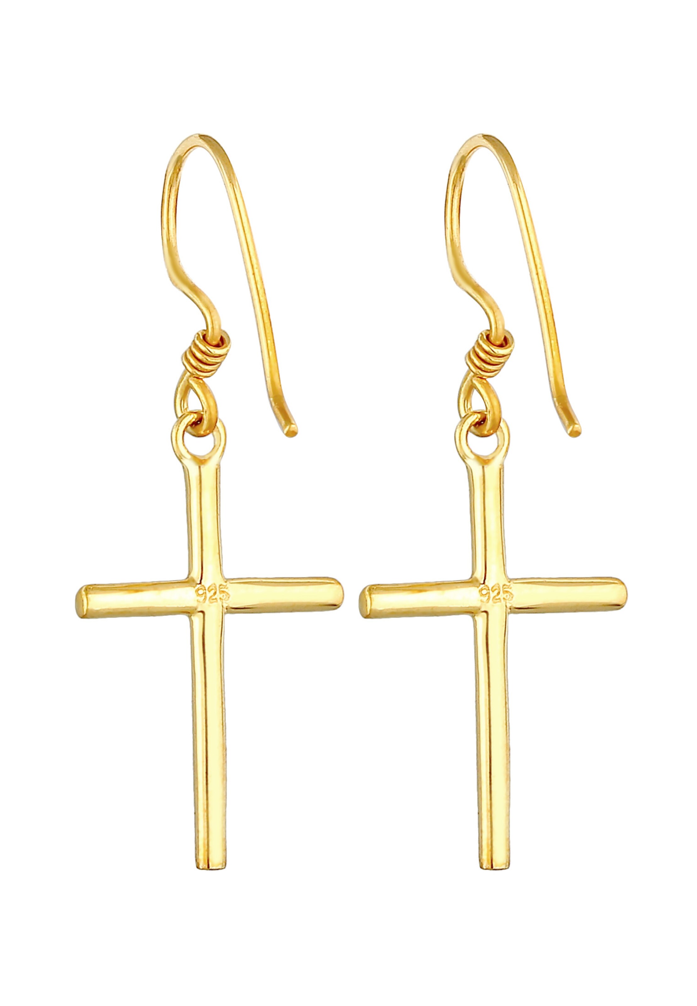 ELLI Øreringe 'Kreuz' i guld