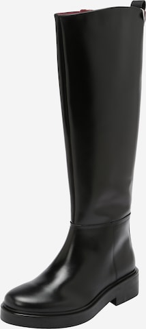 Bottes TOMMY HILFIGER en noir : devant