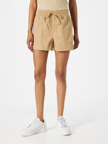 GAP Loose fit Trousers in Beige: front
