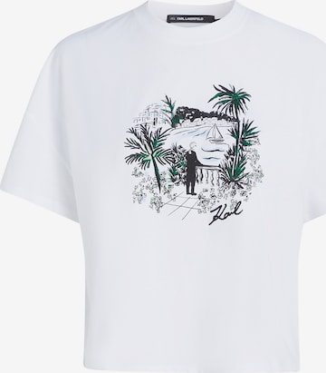 Karl Lagerfeld Paita 'Villa la Vigie' värissä valkoinen: etupuoli