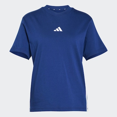 ADIDAS SPORTSWEAR T-shirt fonctionnel 'Essentials' en bleu foncé / blanc, Vue avec produit