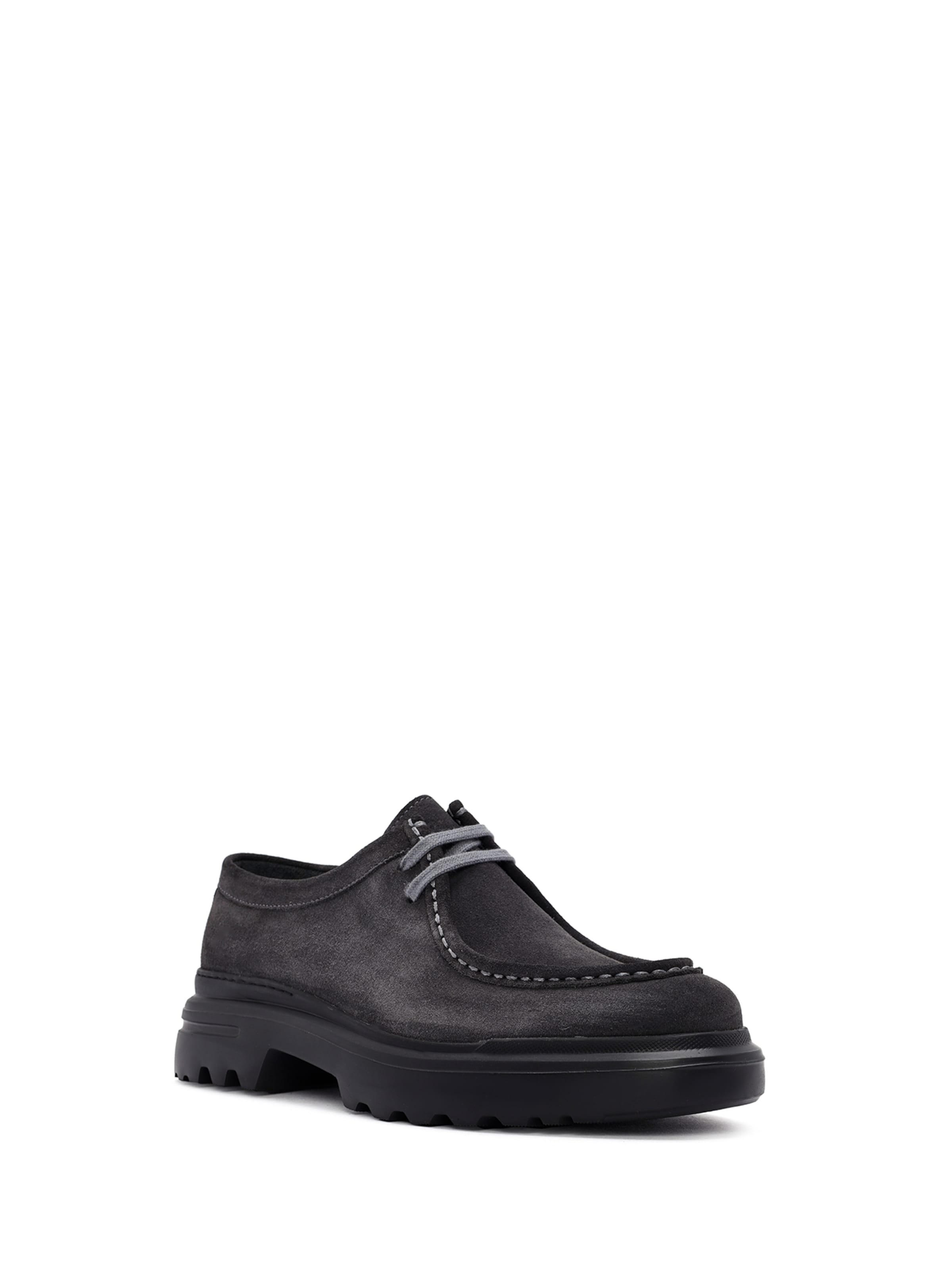 Scarpa stringata di Derimod in grigio: frontale