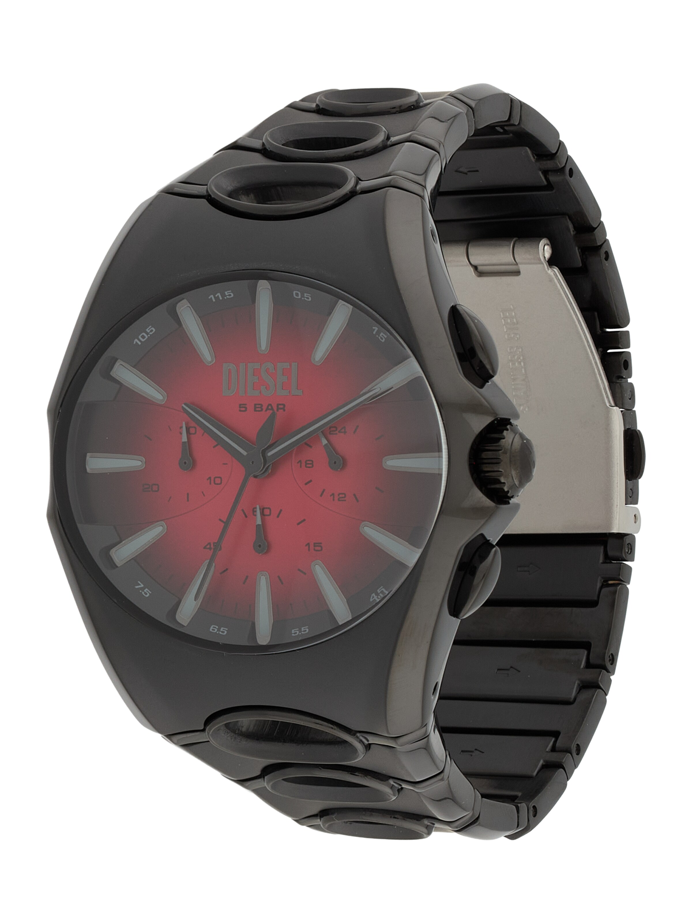 DIESEL Analóg órák 'D-CURVE' - fekete: elől