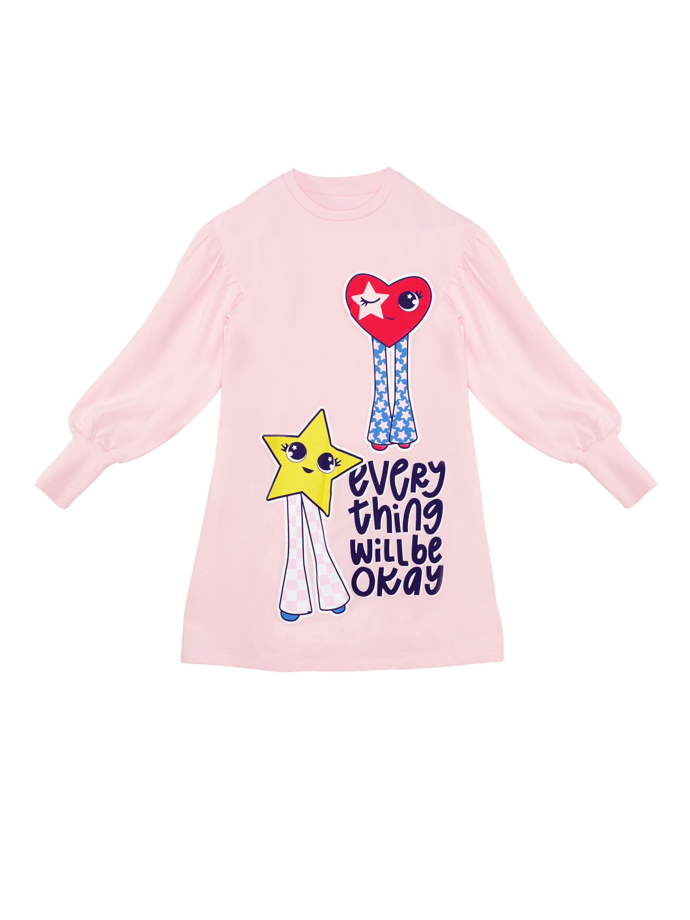 Denokids Kleid 'Fancy' in Pink: Vorderseite