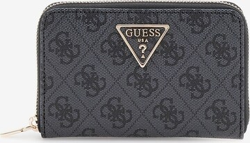 Portofel 'Laurel' de la GUESS pe negru: față