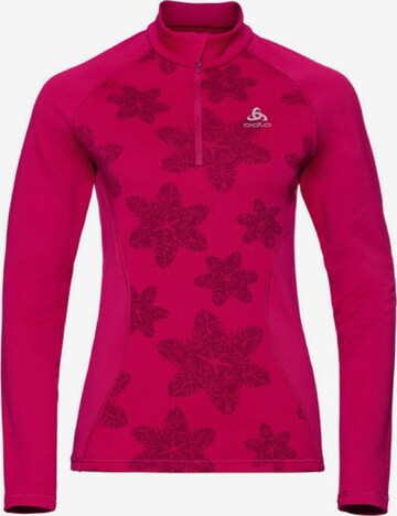 ODLO Pullover ' Midlayer 1/2 zip SNOWCROSS ' in Rot: predná strana