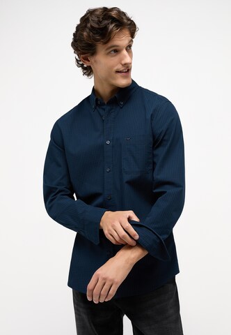 MUSTANG Regular fit Button Up Shirt in Blue