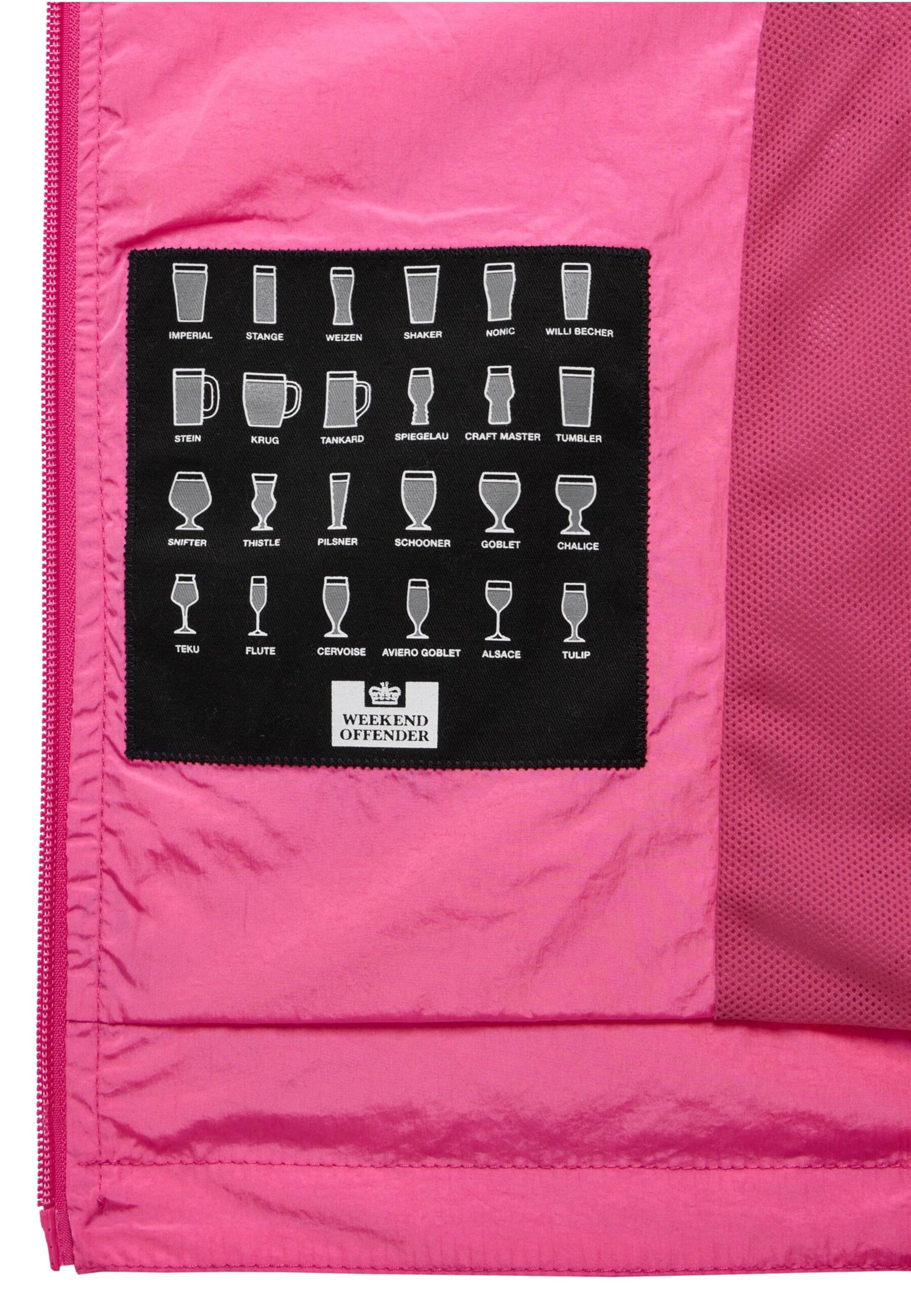 Weekend Offender Übergangsjacke in Pink