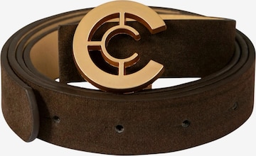 Coster Copenhagen - Cinturón ' Wide ' en marrón: frente