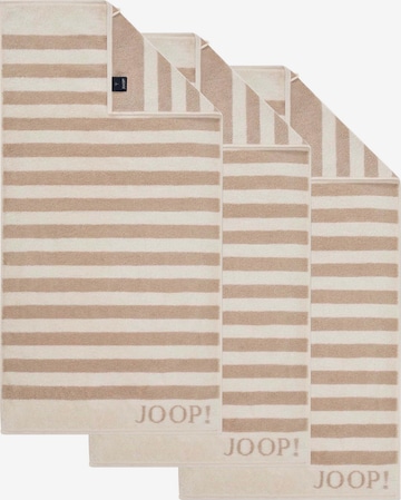 JOOP! Handdoek in Beige: voorkant