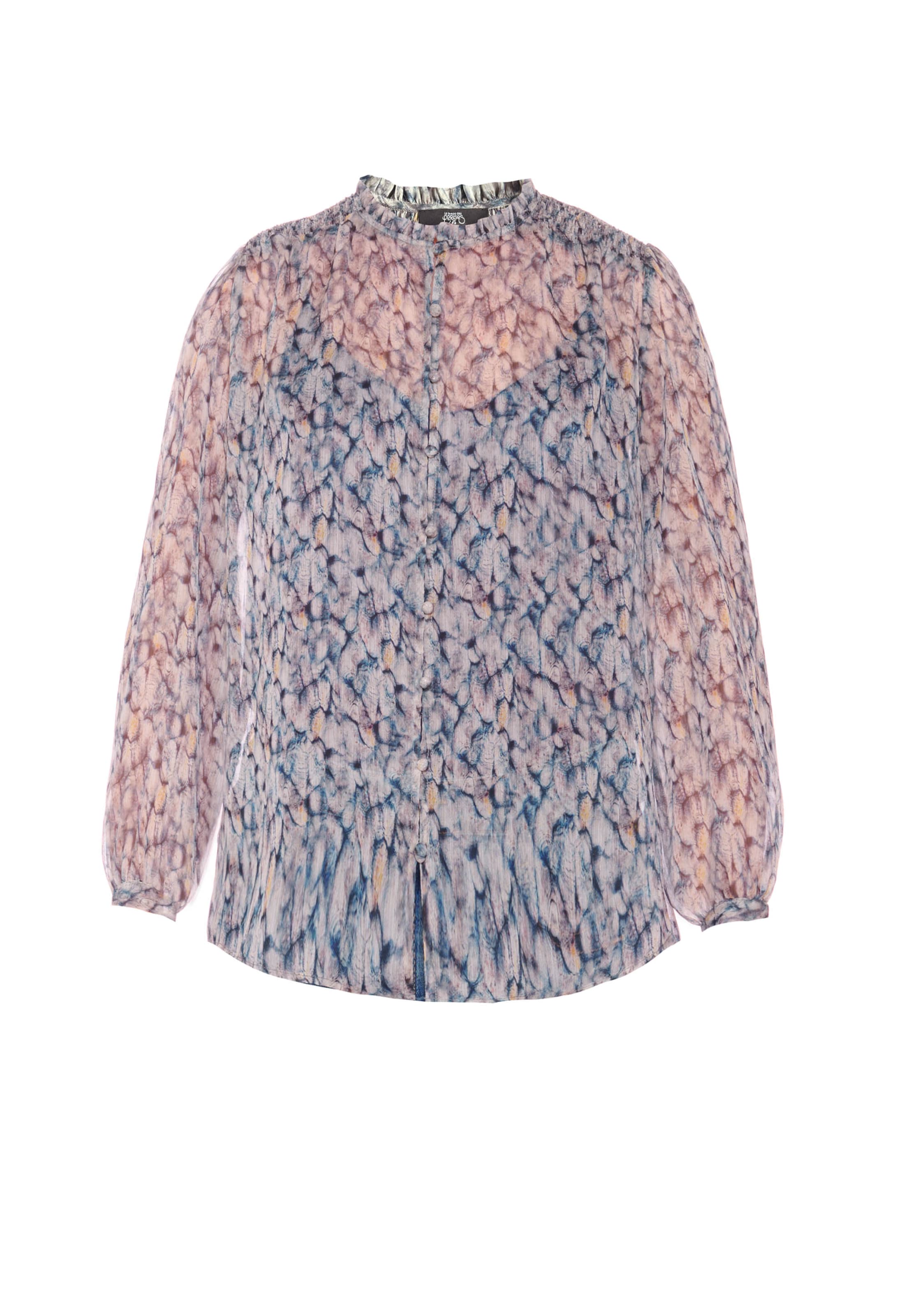 Chemisier Le Temps Des Cerises en bleu : devant