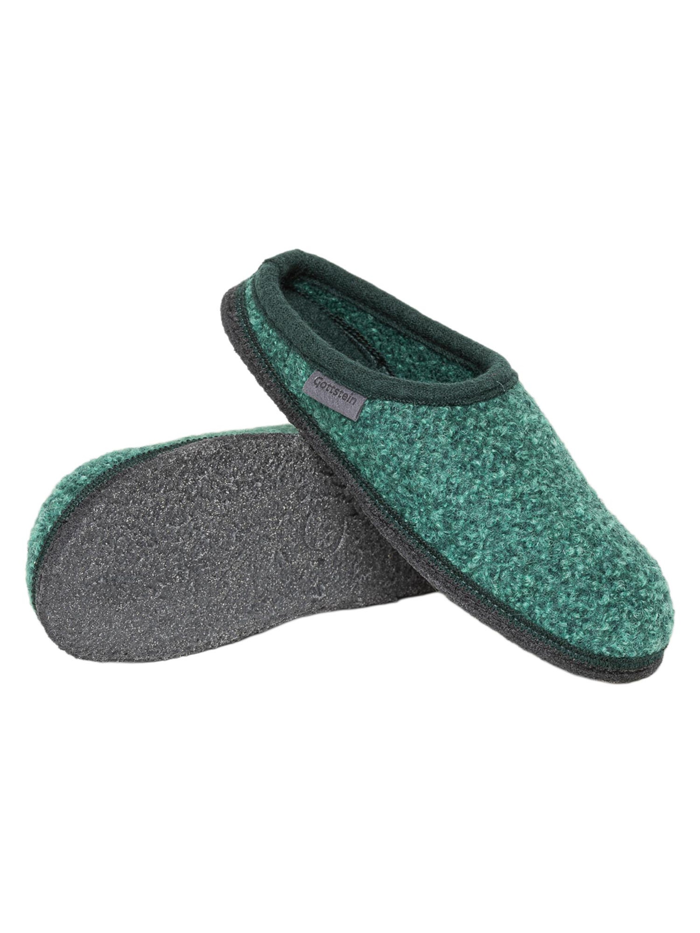 Gottstein Huisschoenen 'Wool Venture' in Groen