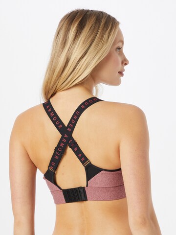 UNDER ARMOUR Bustier Urheilurintaliivit 'Infinity' värissä vaaleanpunainen