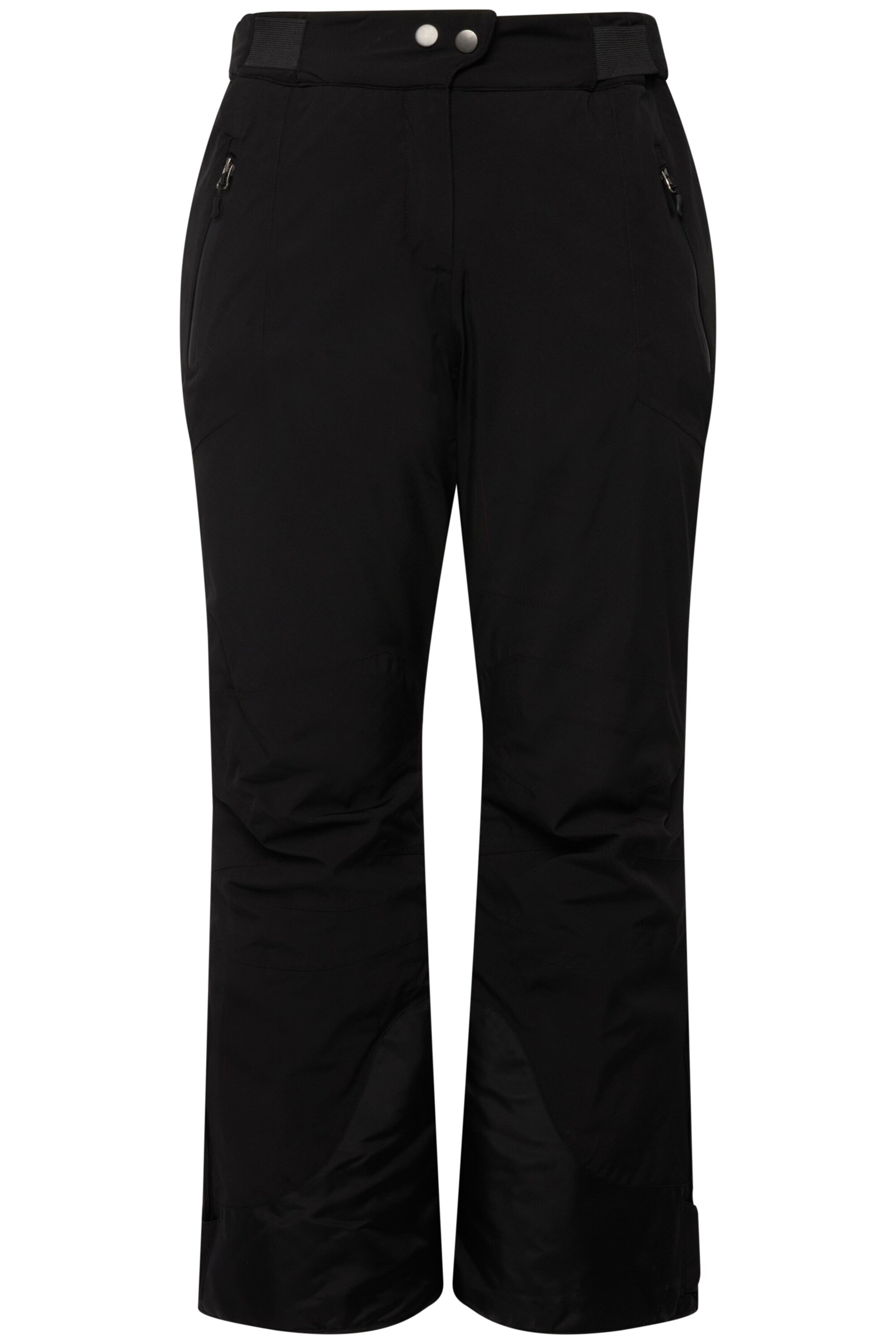 Ulla Popken Funktionshose in Schwarz: Vorderseite