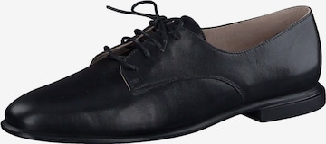 Paul Green Lace-Up Shoes in Black: front