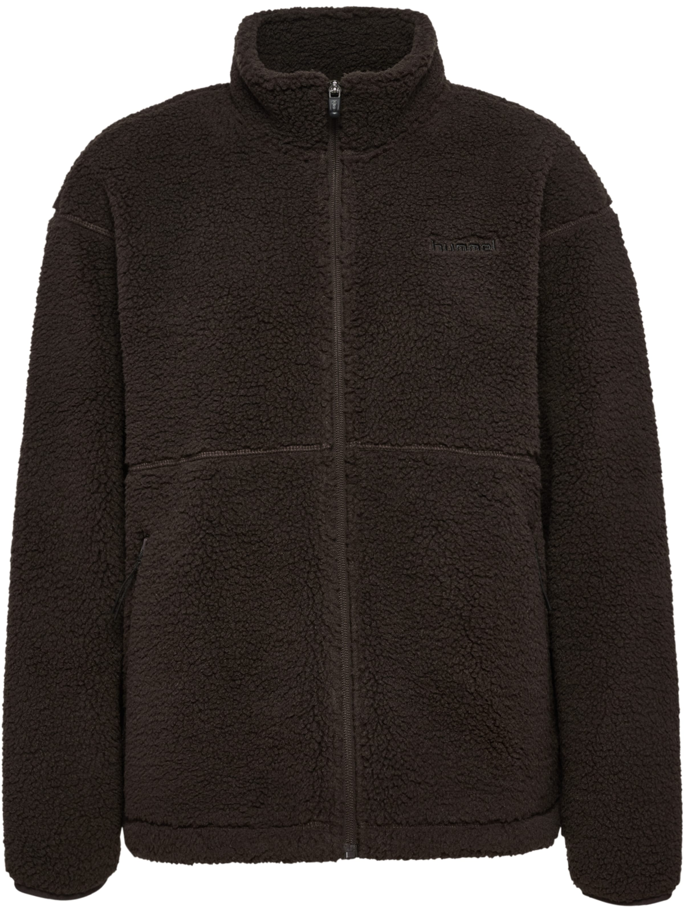 Hummel Athletic Jacket in Brown: front