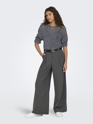 ONLY Wide Leg Hose 'ONLSvea' in Grau