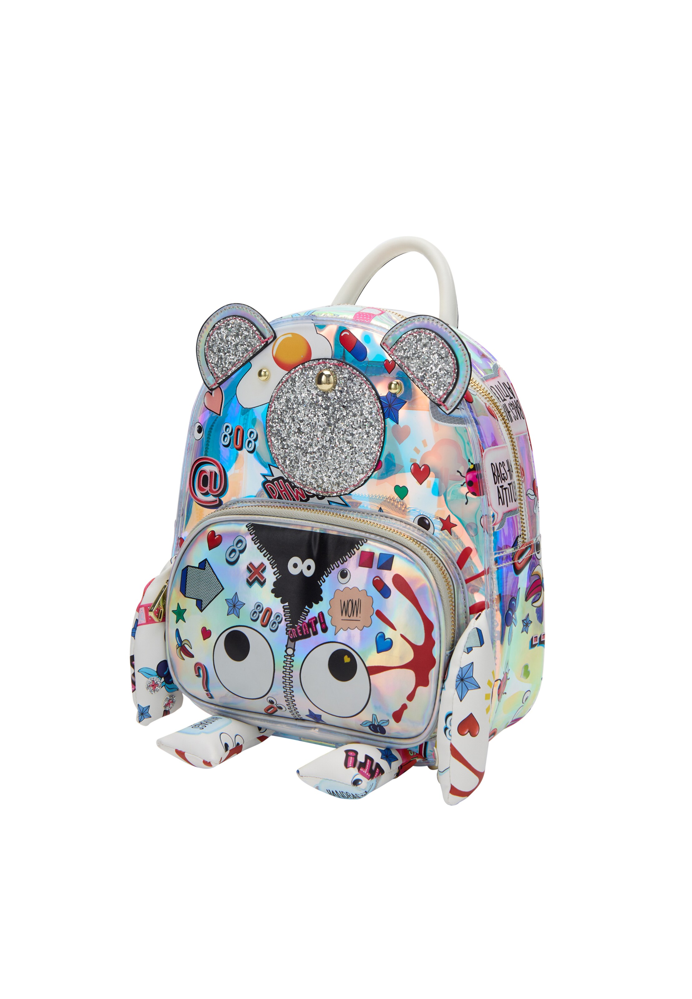 MYMO Batoh 'Pop Eyetheme' - Biela