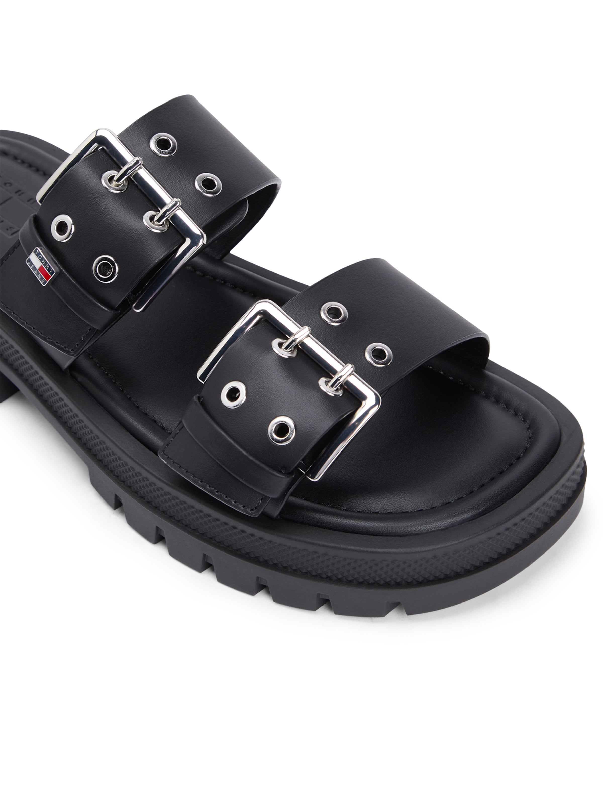 Tommy Jeans Klapki w kolorze czarny