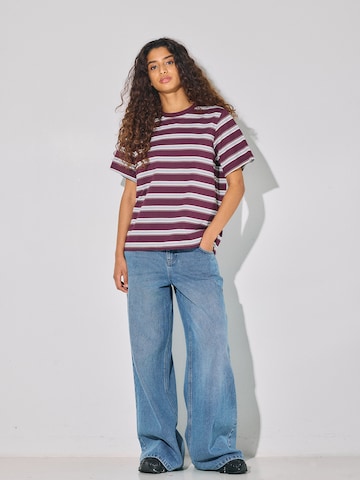 Noisy may Tričko 'NMEMBER' – fialová: přední strana