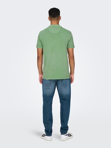 Only & Sons Shirt 'TRAVIS' in Groen