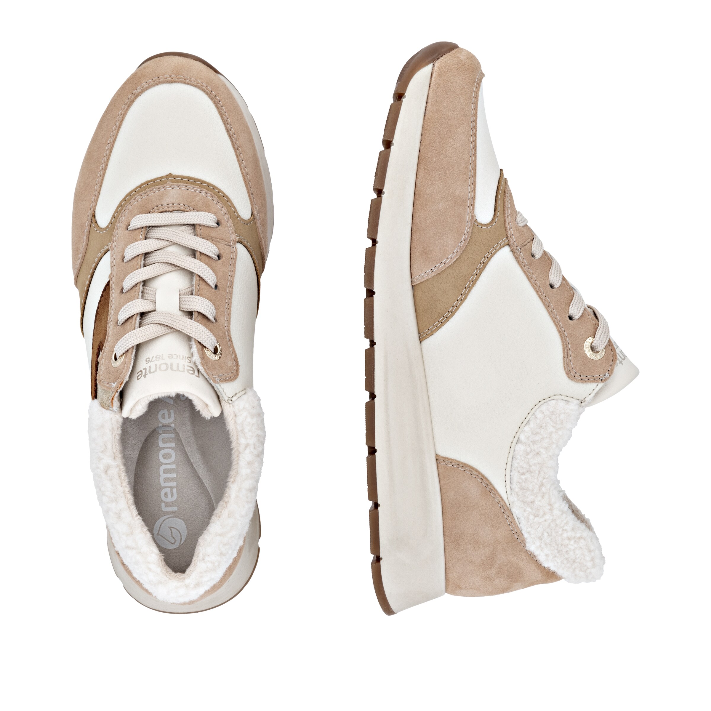 Sneaker bassa di REMONTE in beige