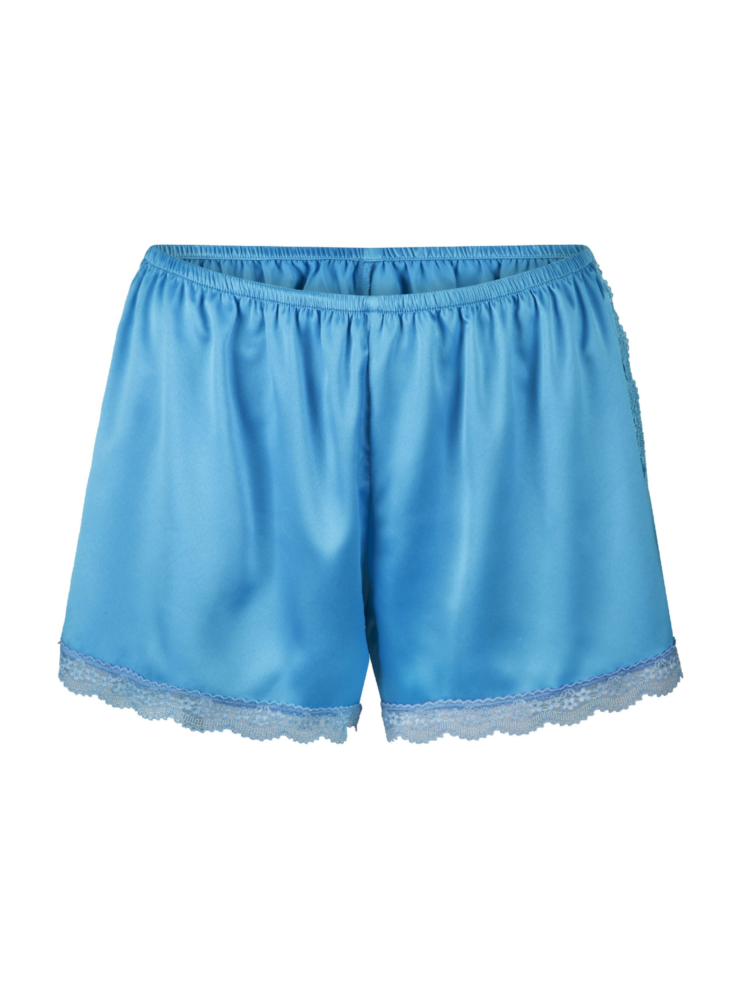 LingaDore - Pantalón de pijama en azul: frente